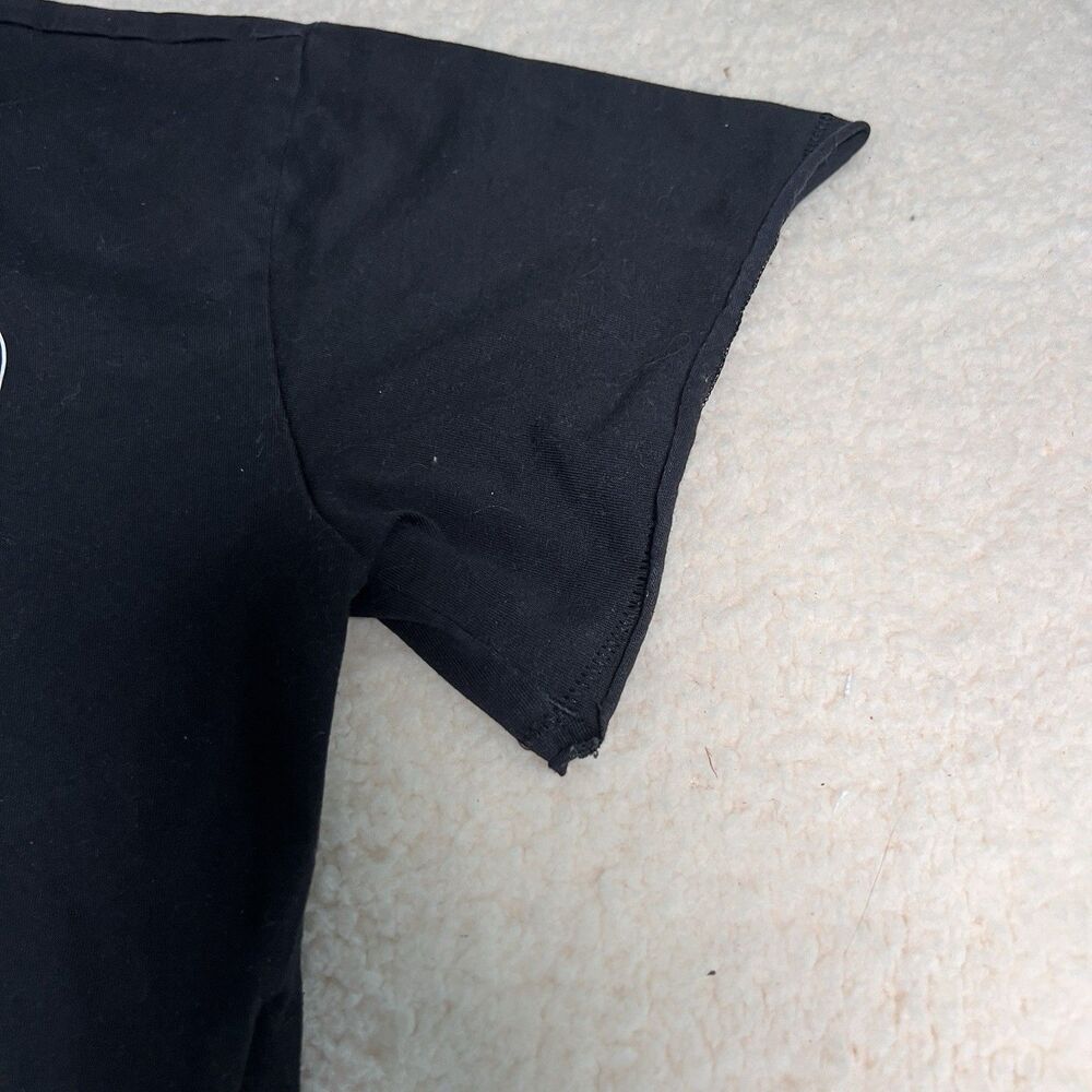 The North Face Shirt Women Black Himalayan Crop Short Sleeve Large - Picture 10 of 13